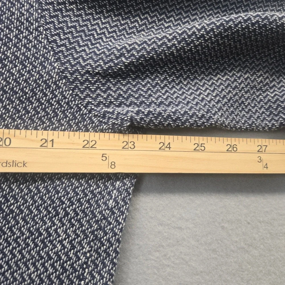 Tommy Bahama Mens XL Quarter Zip Pullover Navy White Chevron Knit Marlin‎ Logo